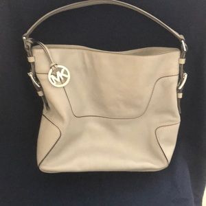 Gray Michael Kors purse